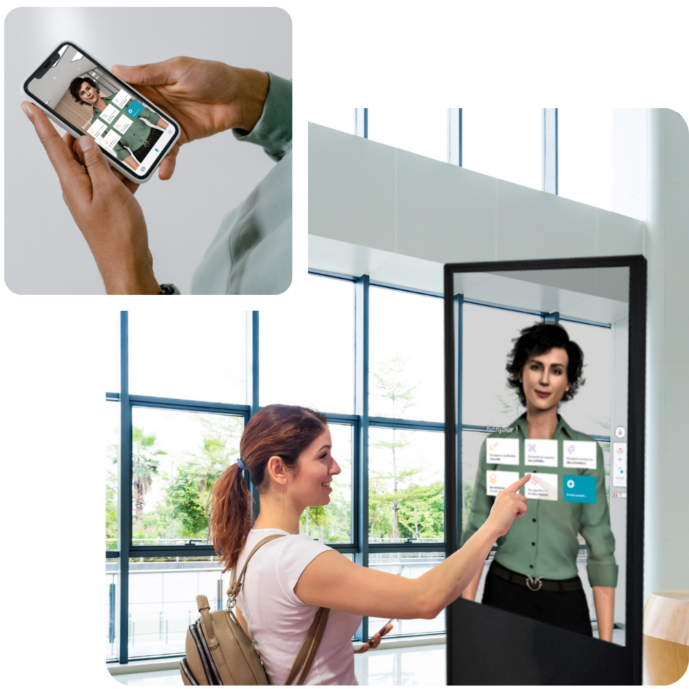Accueil digital intelligent et sans attente 24h/24