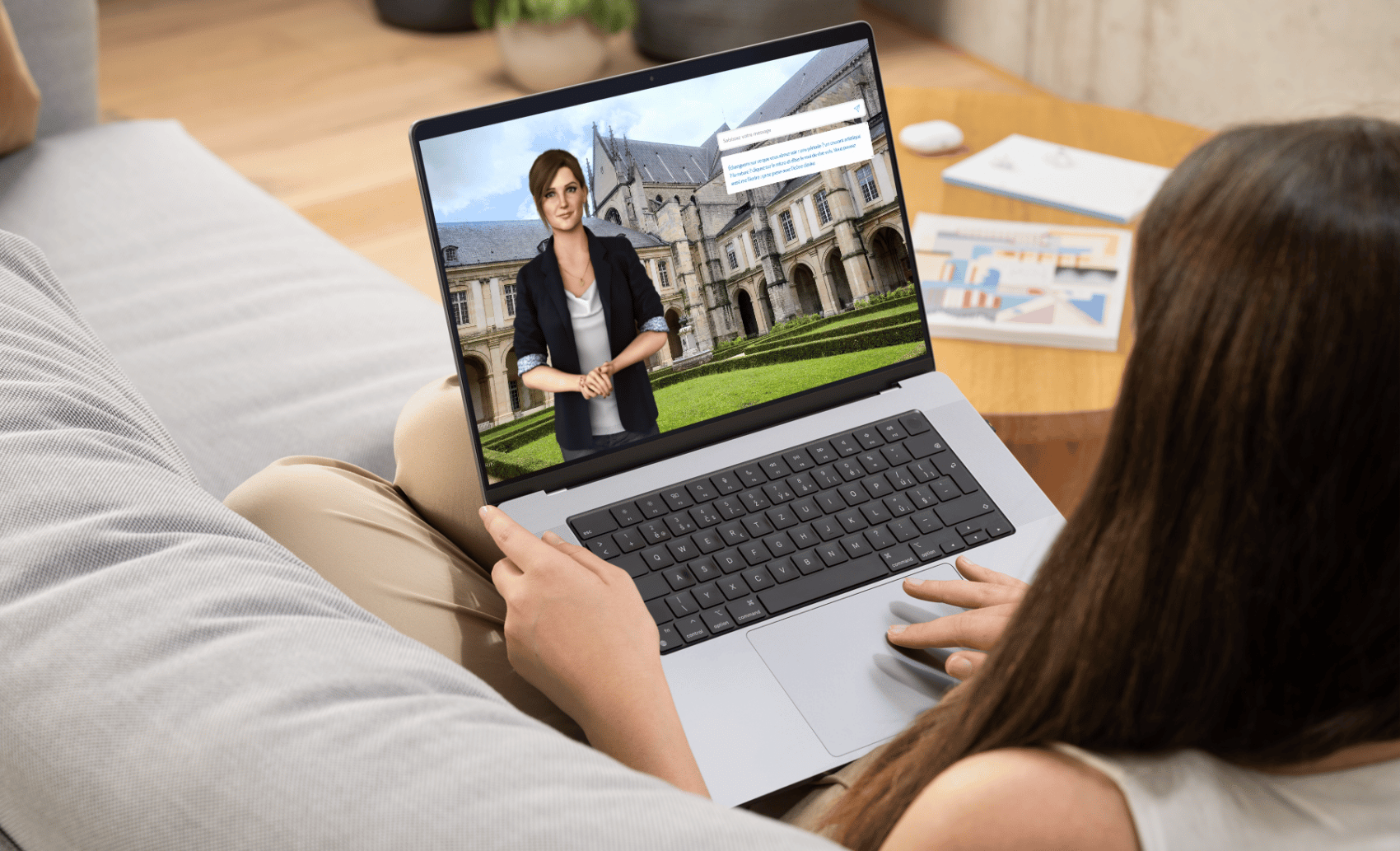 Accueil digital multilingue interactif pour musées modernes