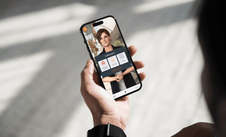 Agent d’accueil digital moderne fluide et sécurisé