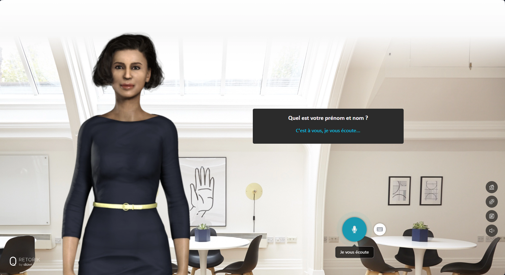 Agent d’accueil digital fluide et empathique sur borne tactile