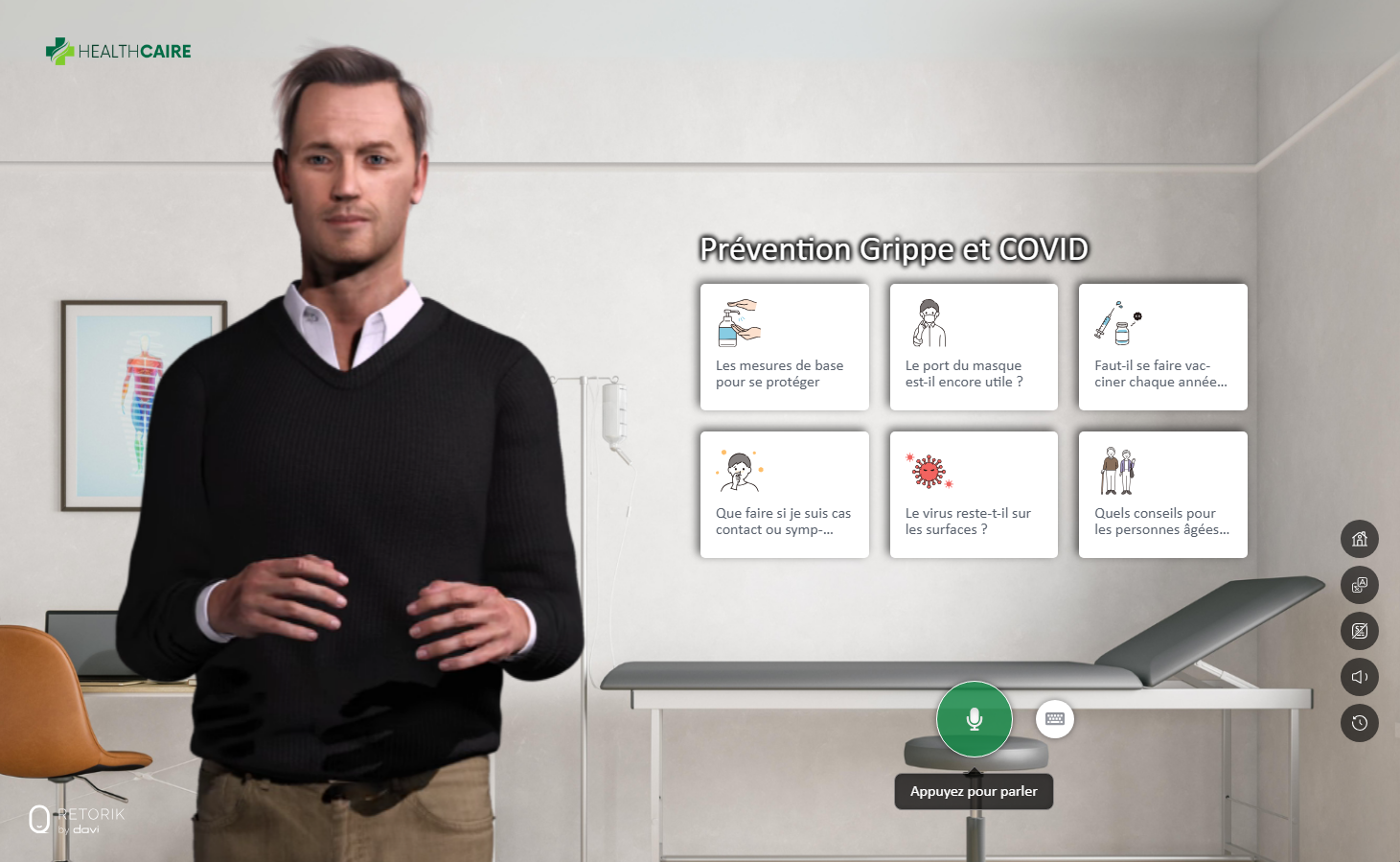 Expérience client améliorée grâce à borne tactile IA